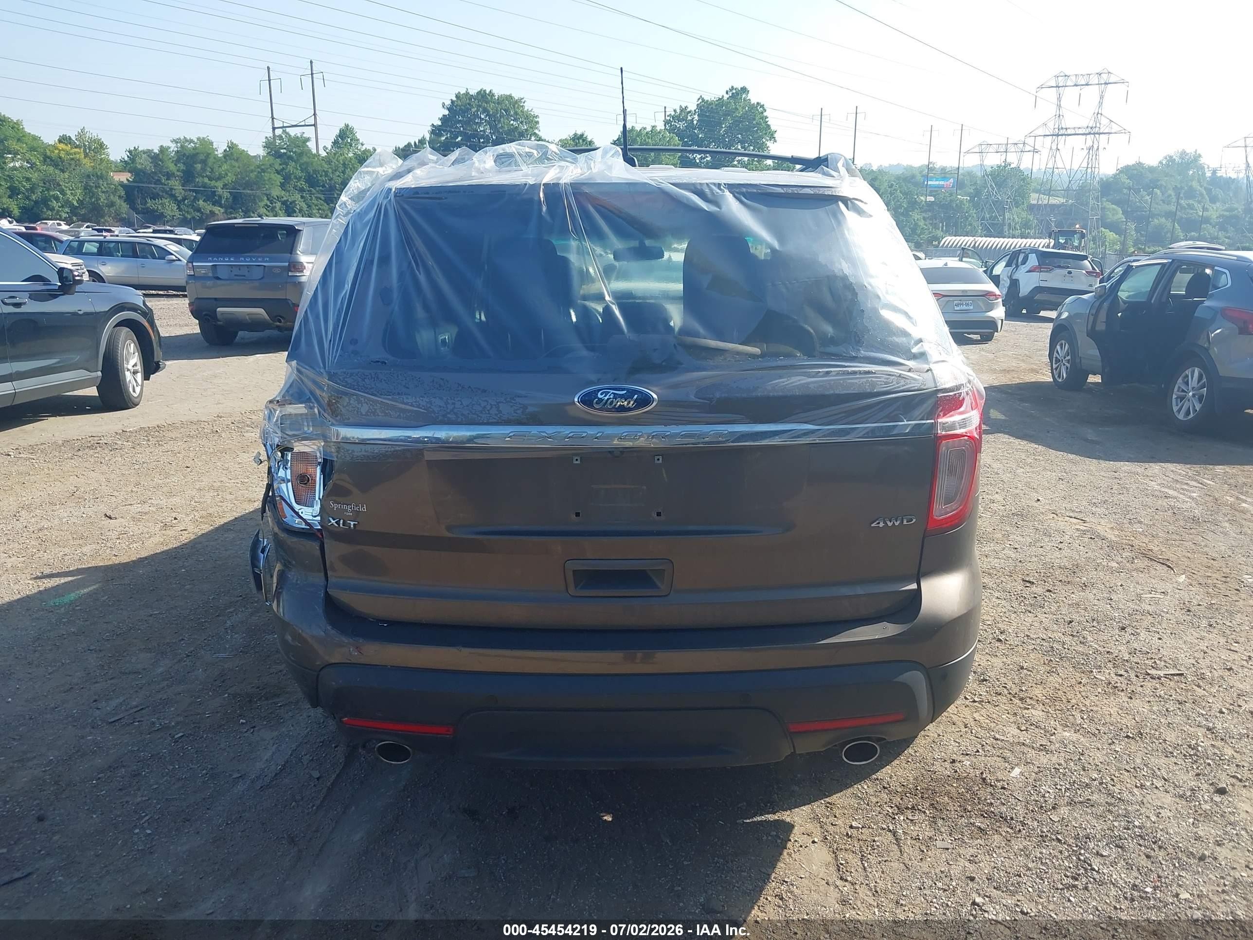 2015 Ford Explorer Xlt Коричневый vin: 1FM5K8D80FGA50147