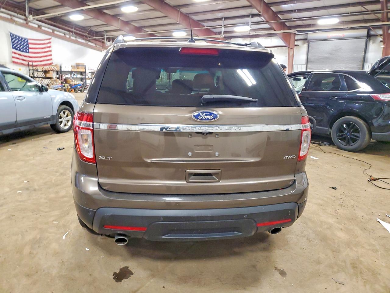 2015 Ford Explorer Xlt Brown vin: 1FM5K8D80FGA56661