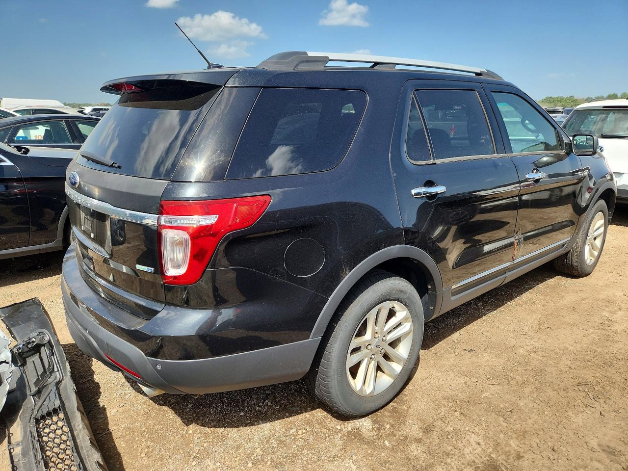 2015 Ford Explorer Xlt Black vin: 1FM5K8D80FGA58183