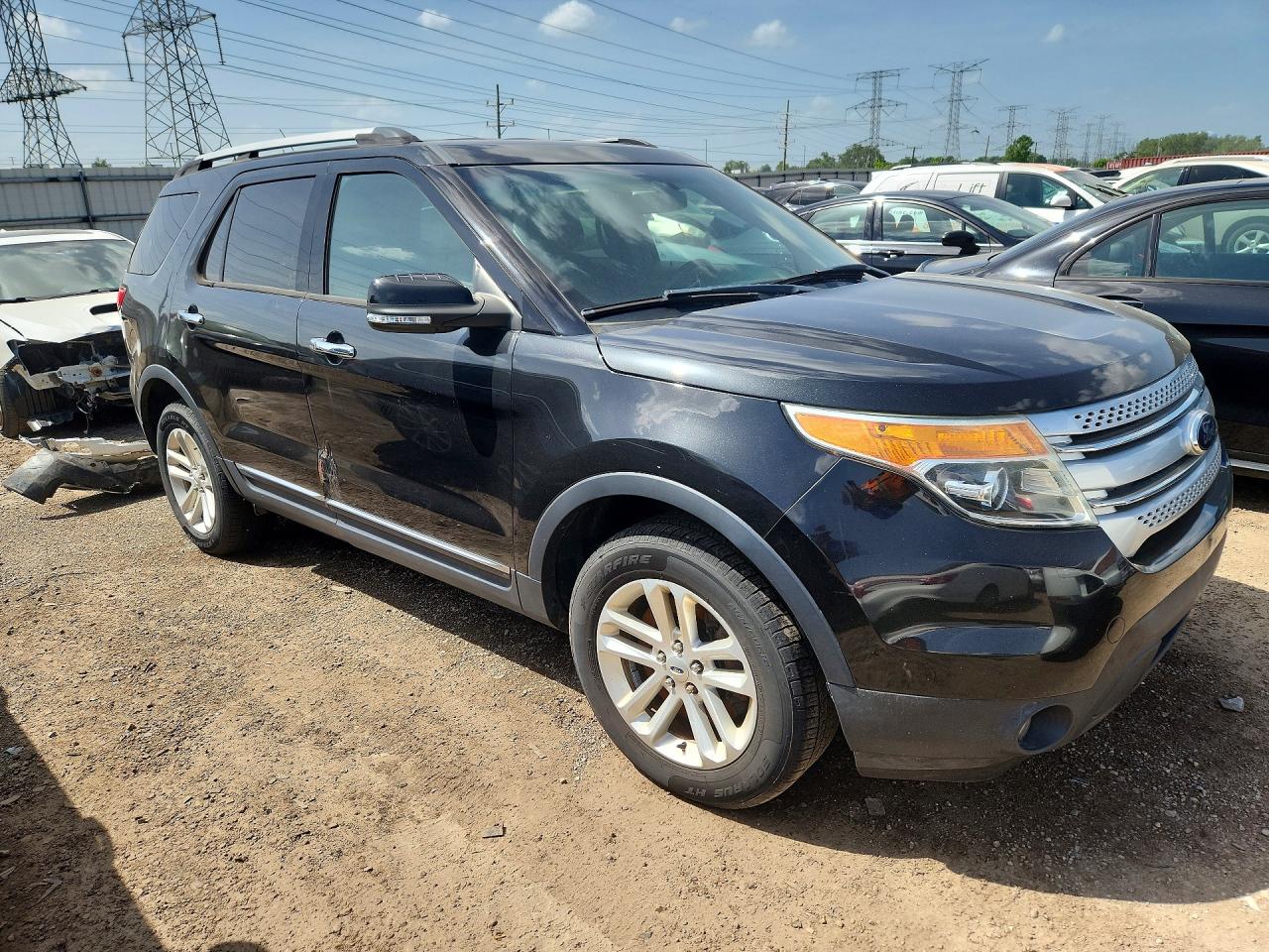 2015 Ford Explorer Xlt Black vin: 1FM5K8D80FGA58183