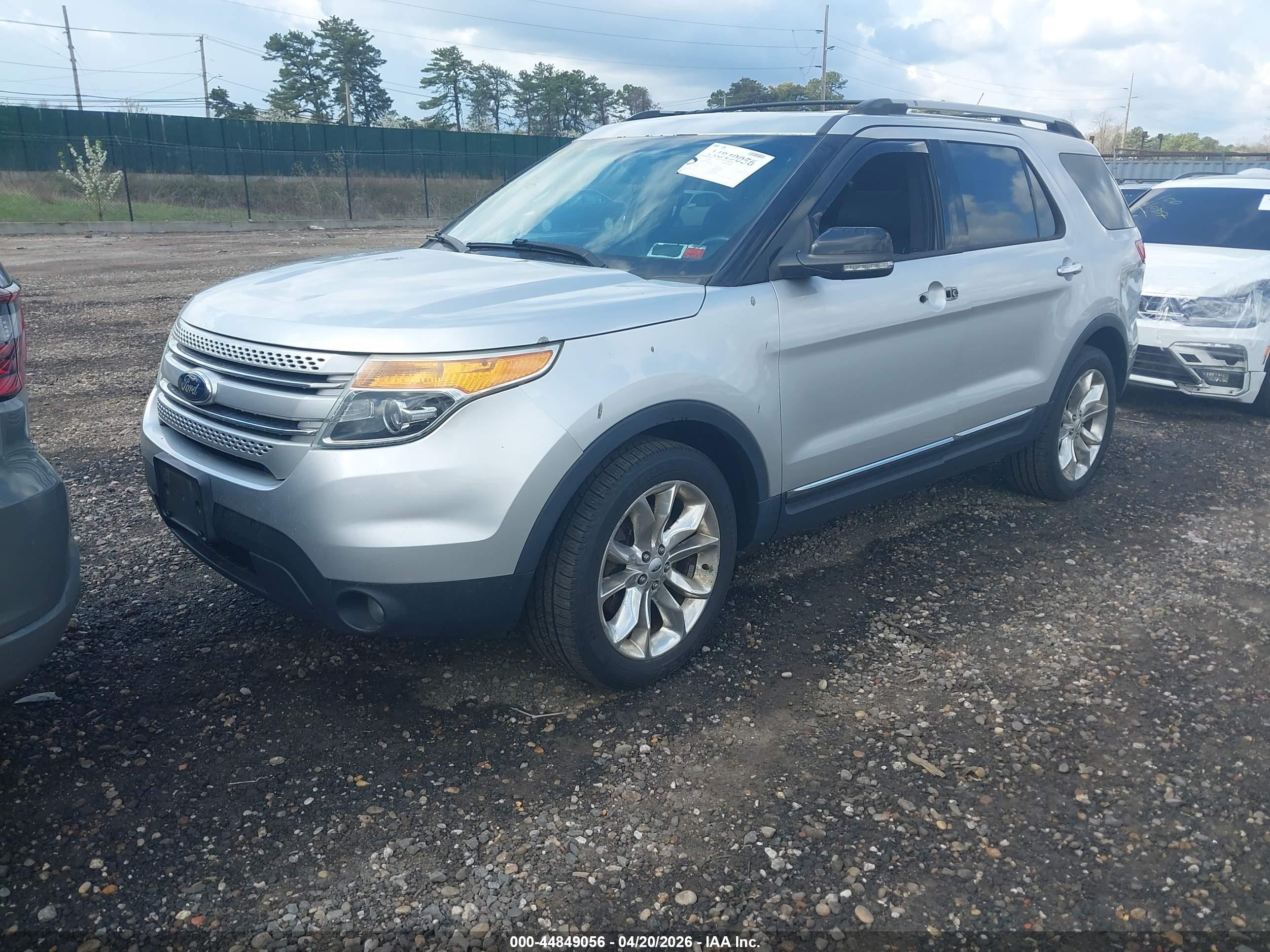 2015 Ford Explorer Xlt White vin: 1FM5K8D80FGA81141