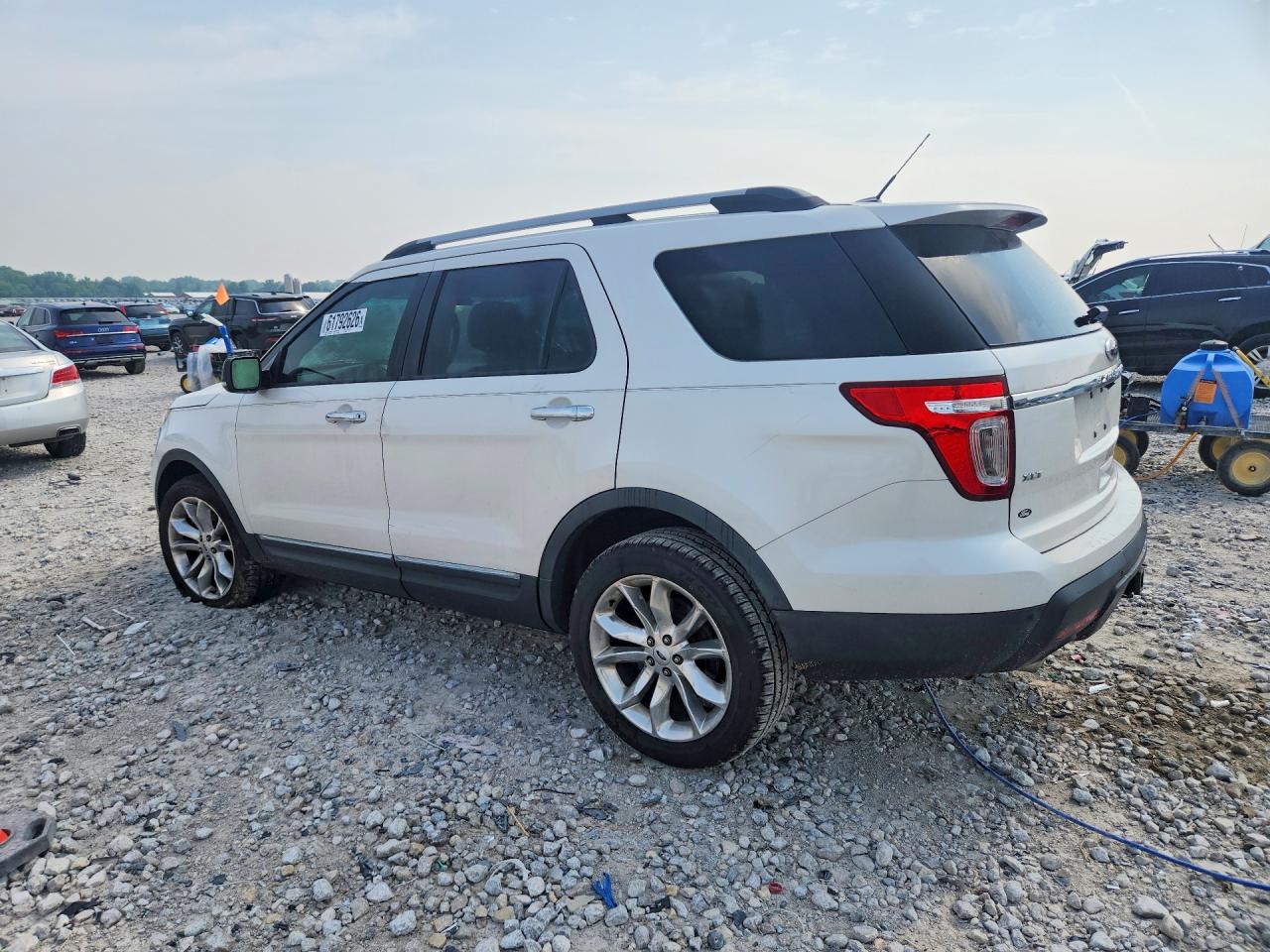2015 Ford Explorer Xlt White vin: 1FM5K8D80FGA83259