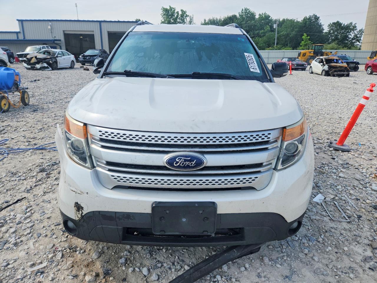 2015 Ford Explorer Xlt White vin: 1FM5K8D80FGA83259