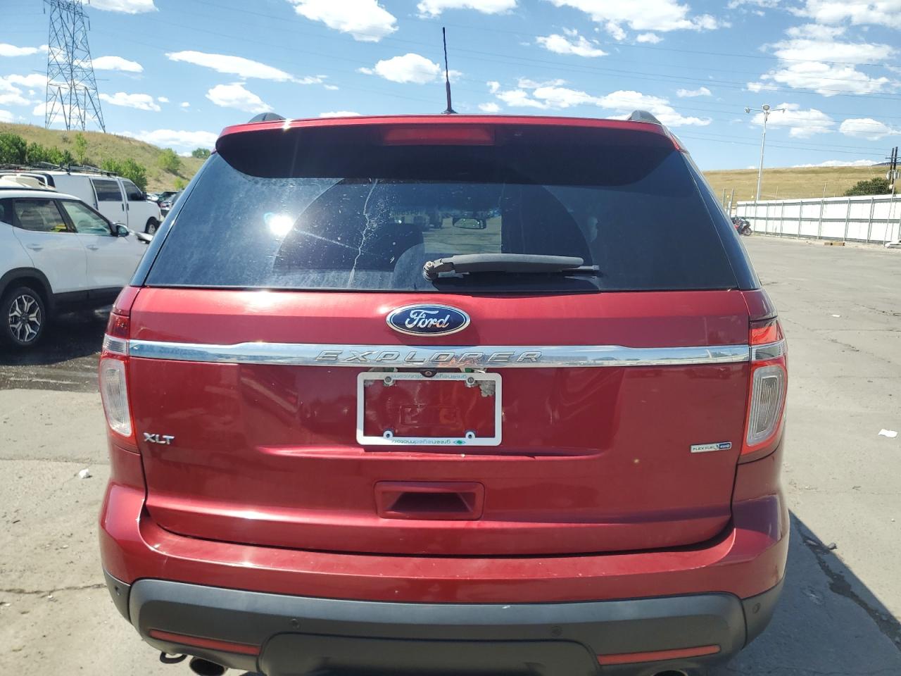 2015 Ford Explorer Xlt Красный vin: 1FM5K8D80FGA96612