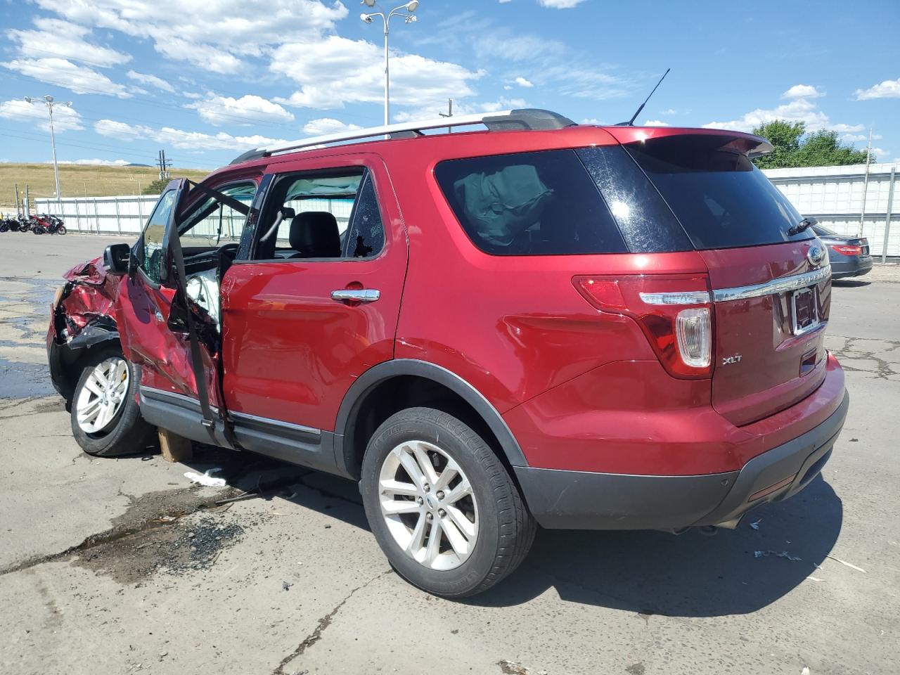 2015 Ford Explorer Xlt Красный vin: 1FM5K8D80FGA96612