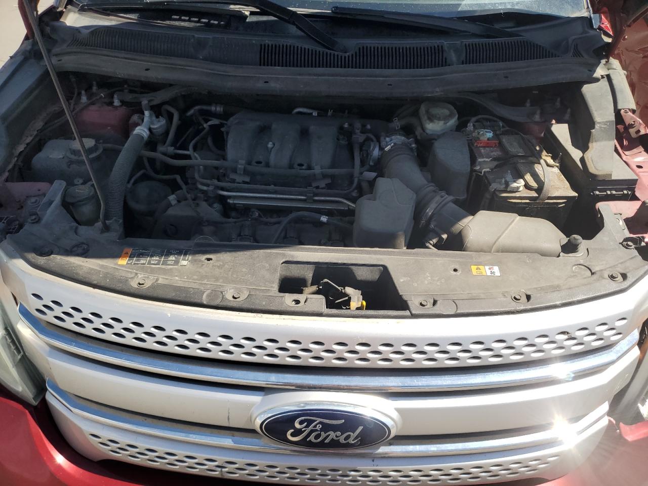 2015 Ford Explorer Xlt Красный vin: 1FM5K8D80FGA96612