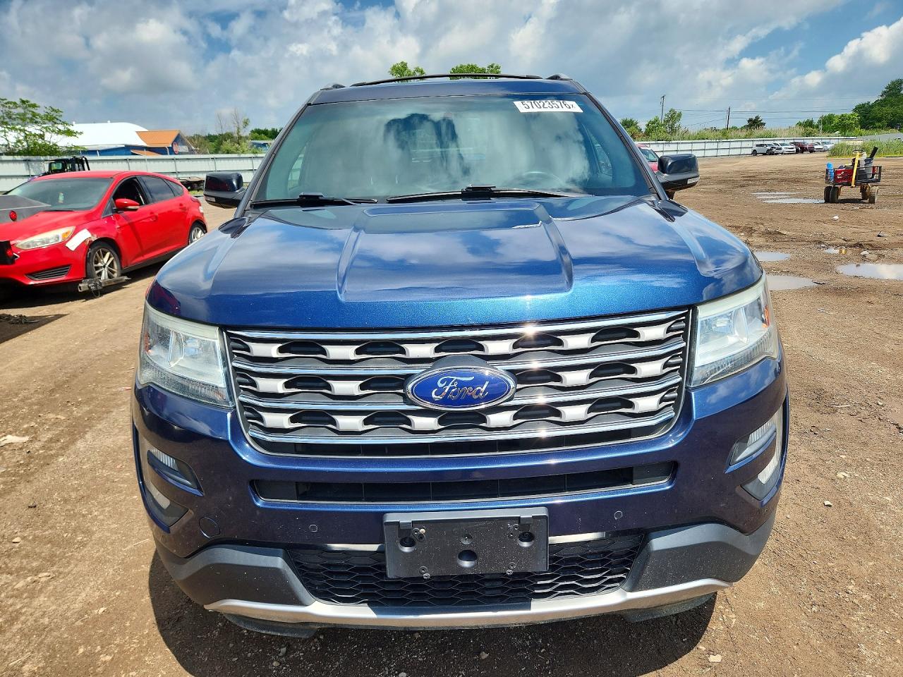 2016 Ford Explorer Xlt Blue vin: 1FM5K8D80GGC37910