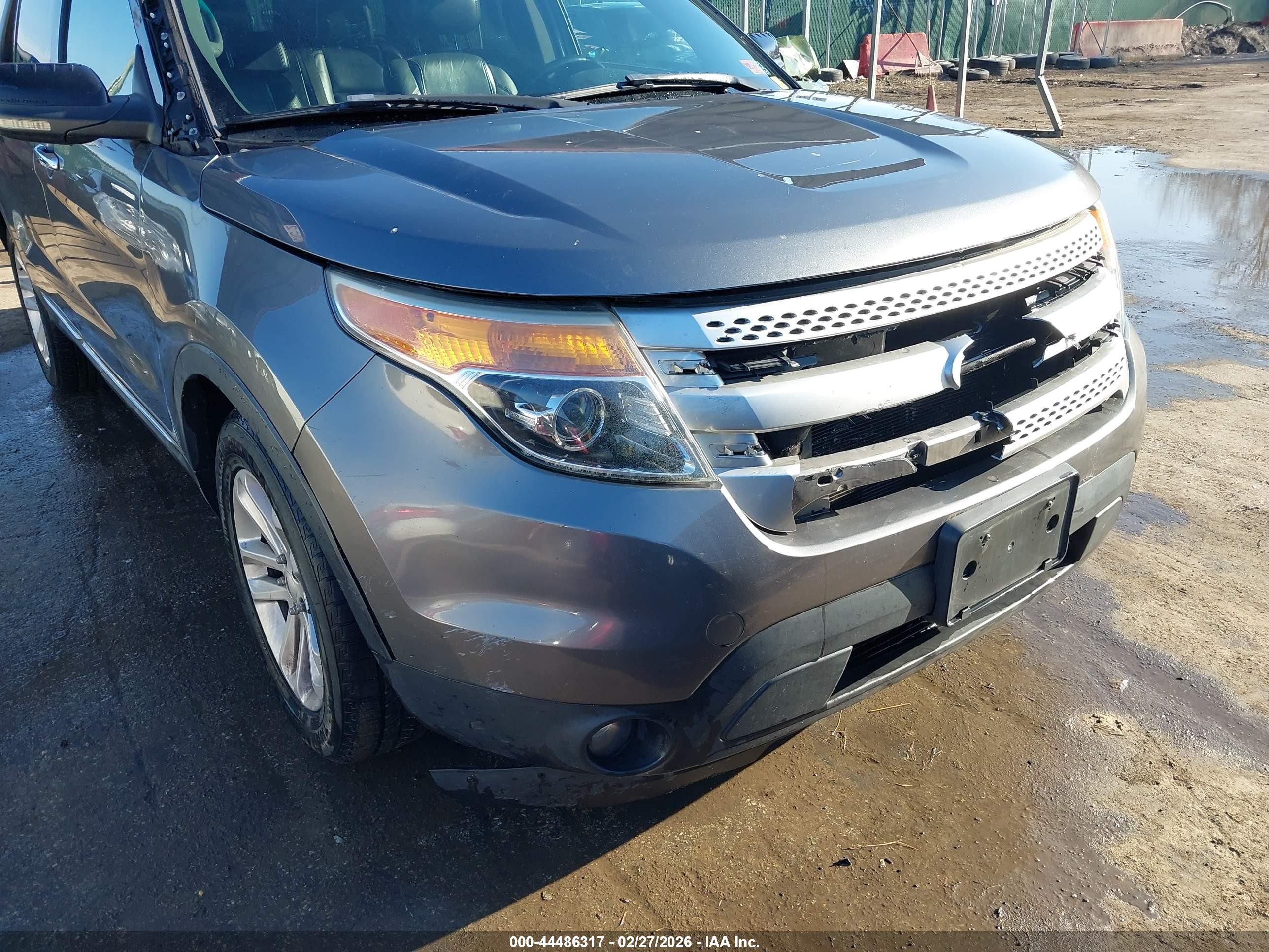 2013 Ford Explorer Xlt Gray vin: 1FM5K8D81DGA00662