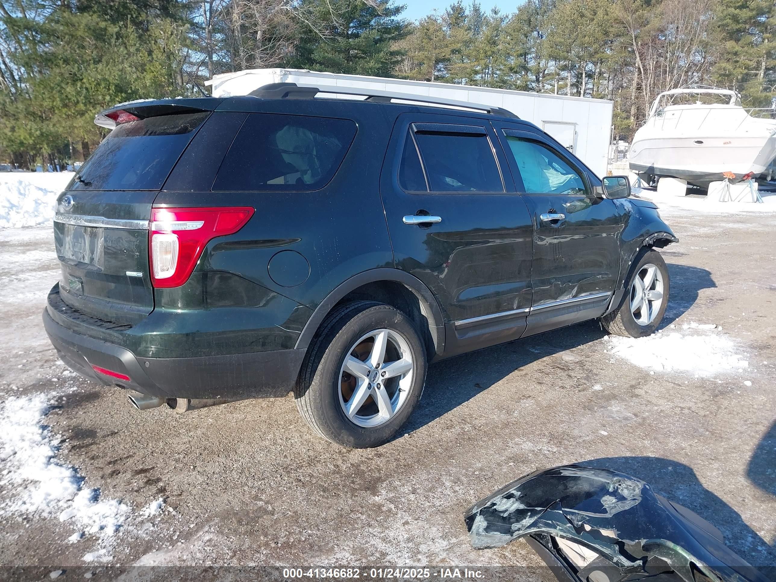 2013 Ford Explorer Xlt Green vin: 1FM5K8D81DGA05568