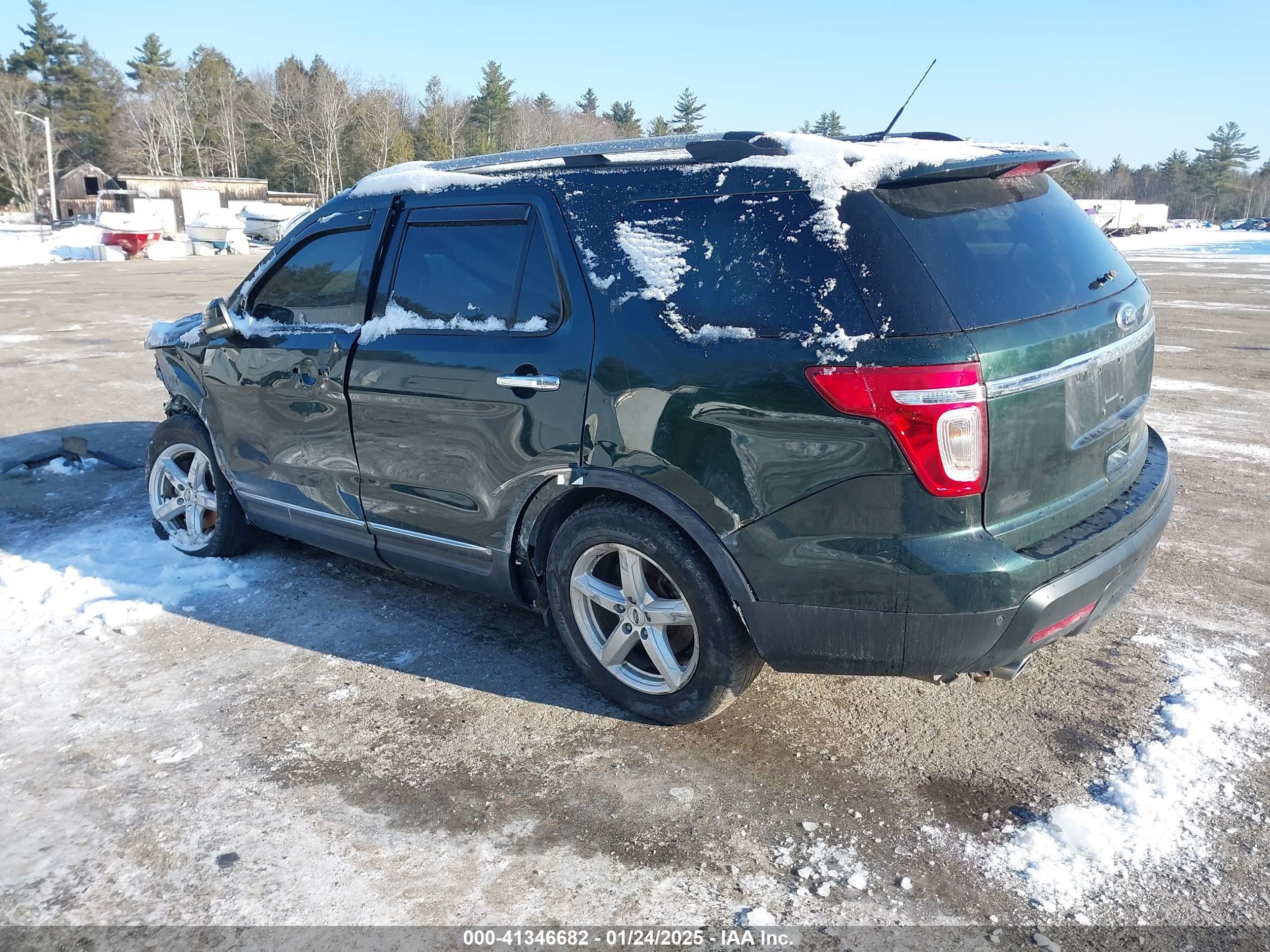 2013 Ford Explorer Xlt Green vin: 1FM5K8D81DGA05568