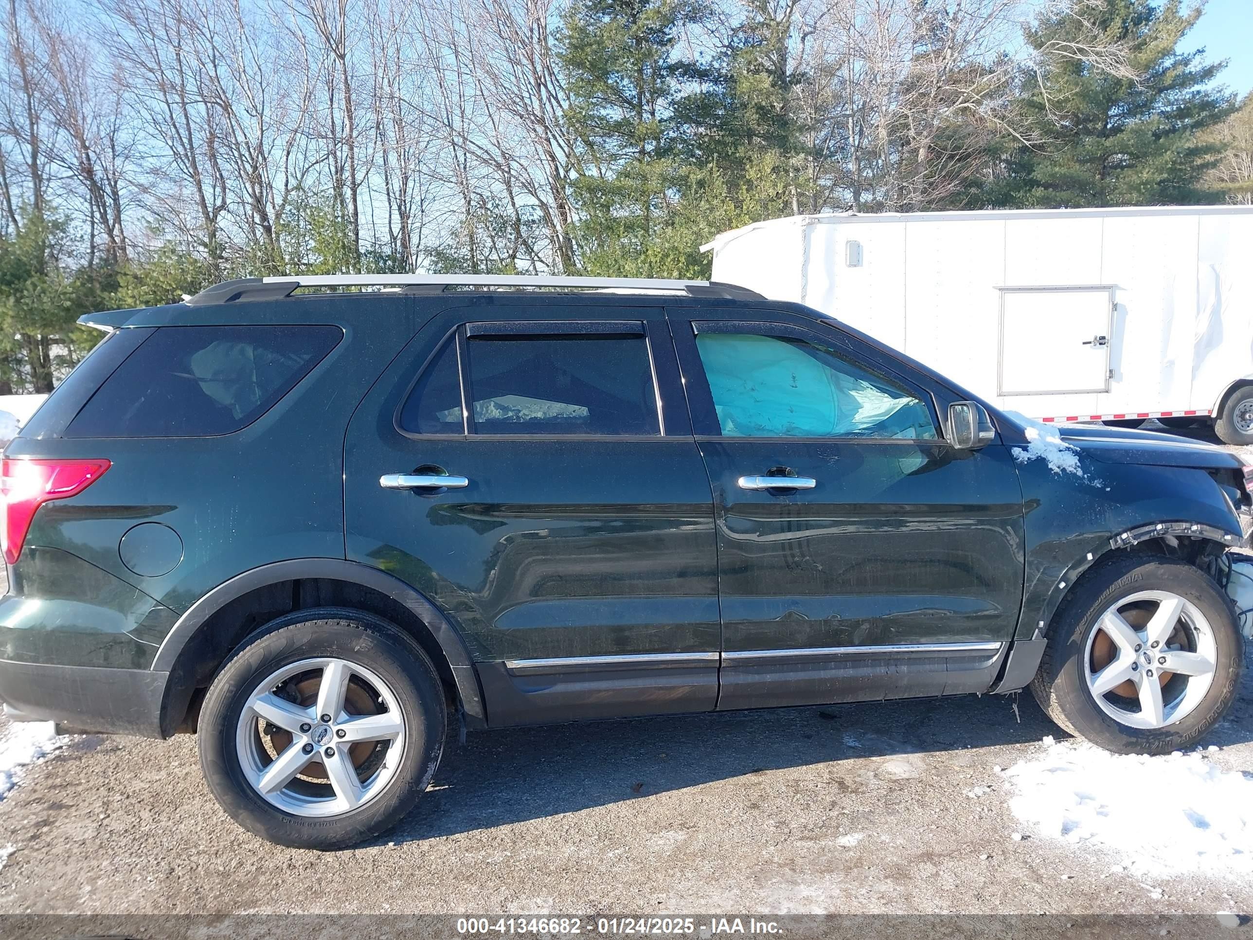 2013 Ford Explorer Xlt Green vin: 1FM5K8D81DGA05568