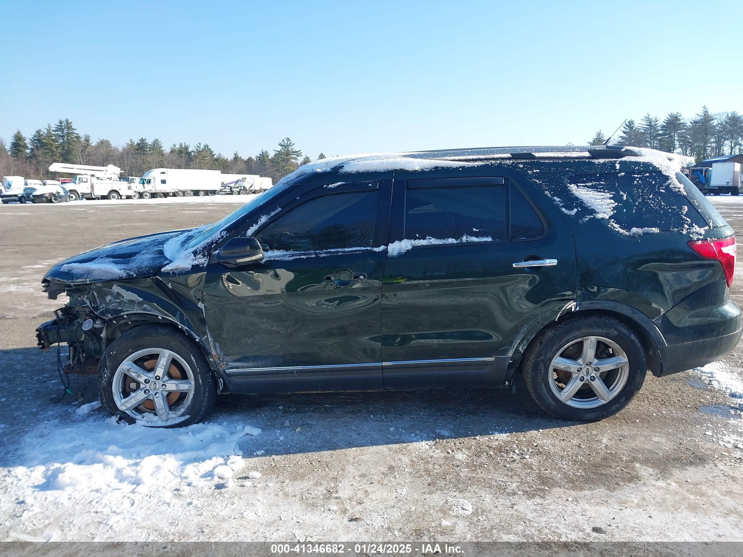 2013 Ford Explorer Xlt Green vin: 1FM5K8D81DGA05568