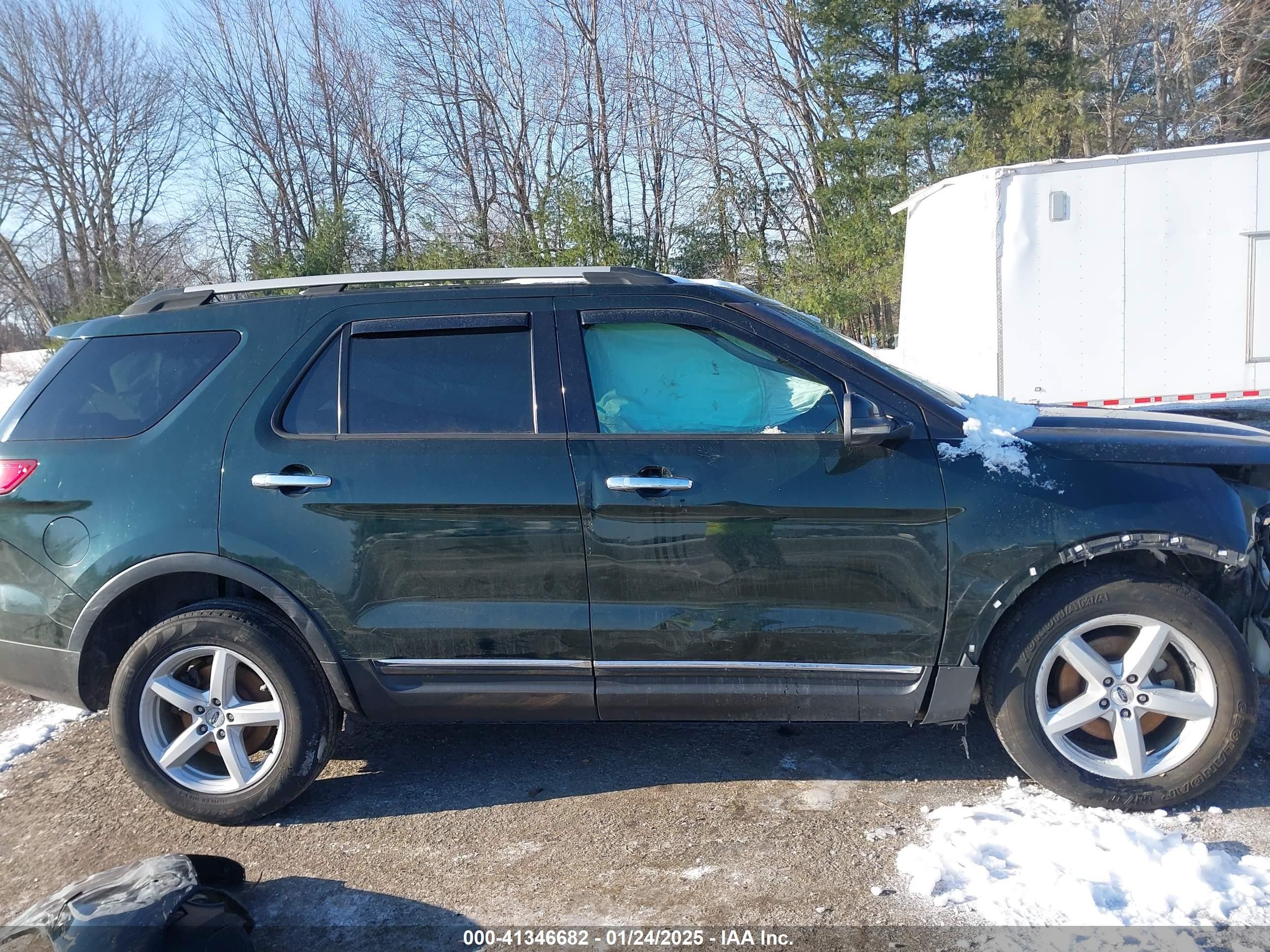 2013 Ford Explorer Xlt Green vin: 1FM5K8D81DGA05568