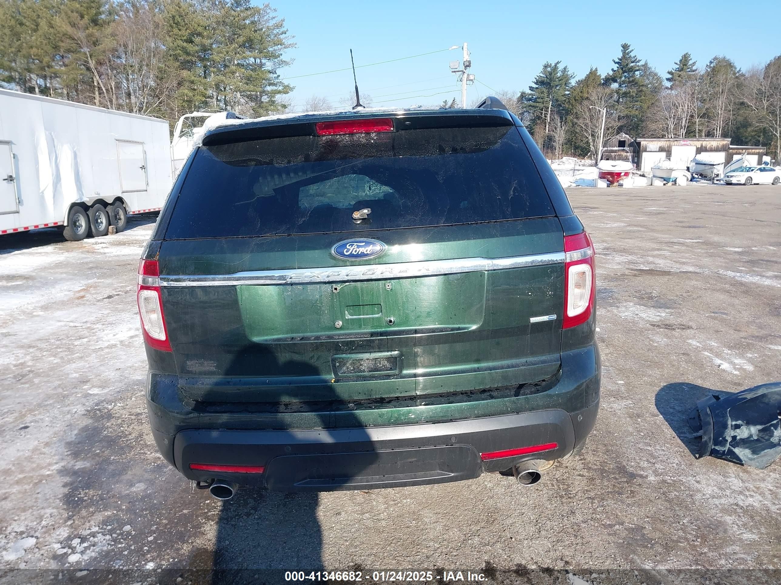 2013 Ford Explorer Xlt Green vin: 1FM5K8D81DGA05568