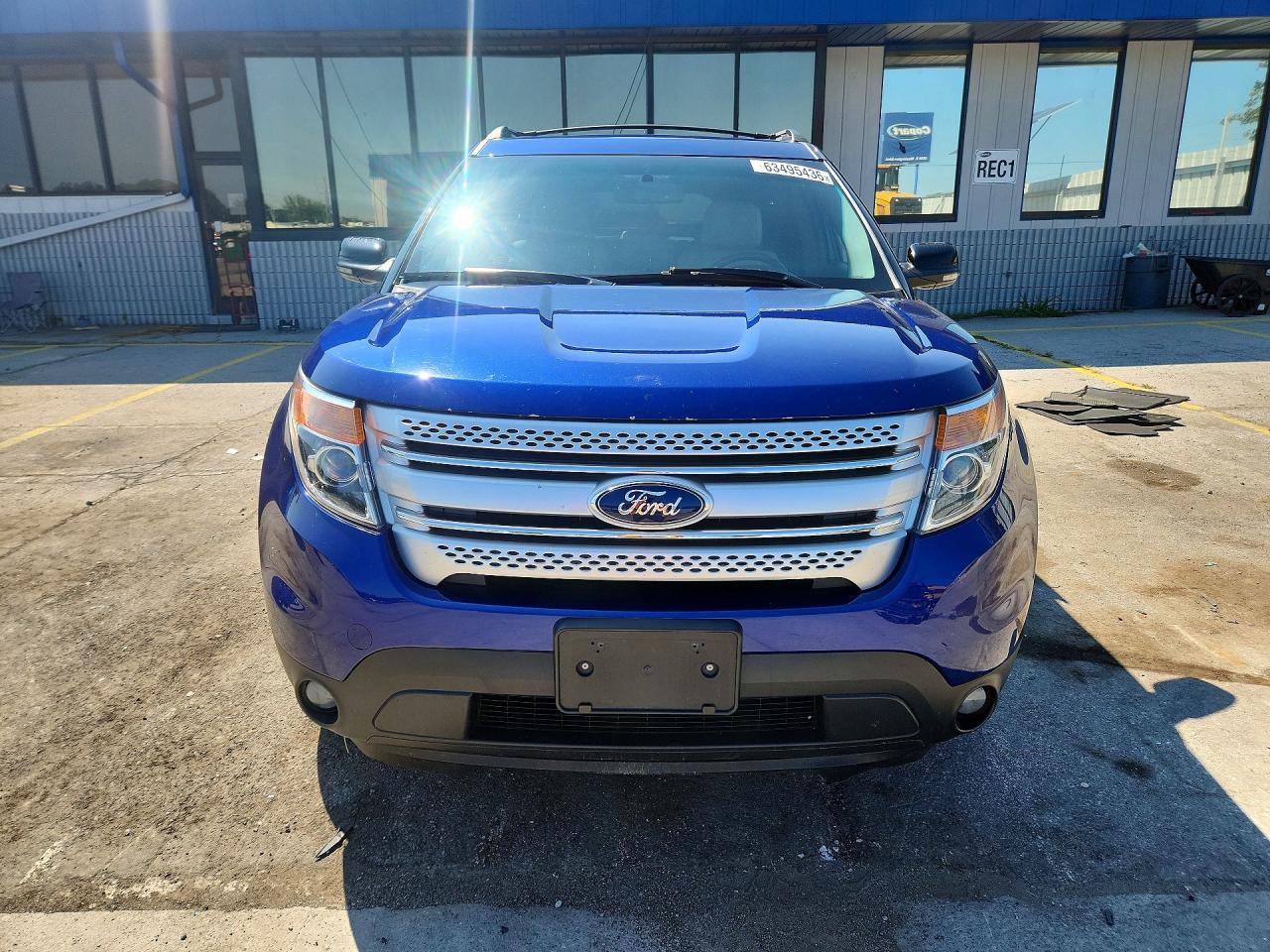 2013 Ford Explorer Xlt Blue vin: 1FM5K8D81DGA11631