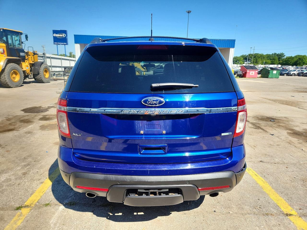 2013 Ford Explorer Xlt Blue vin: 1FM5K8D81DGA11631