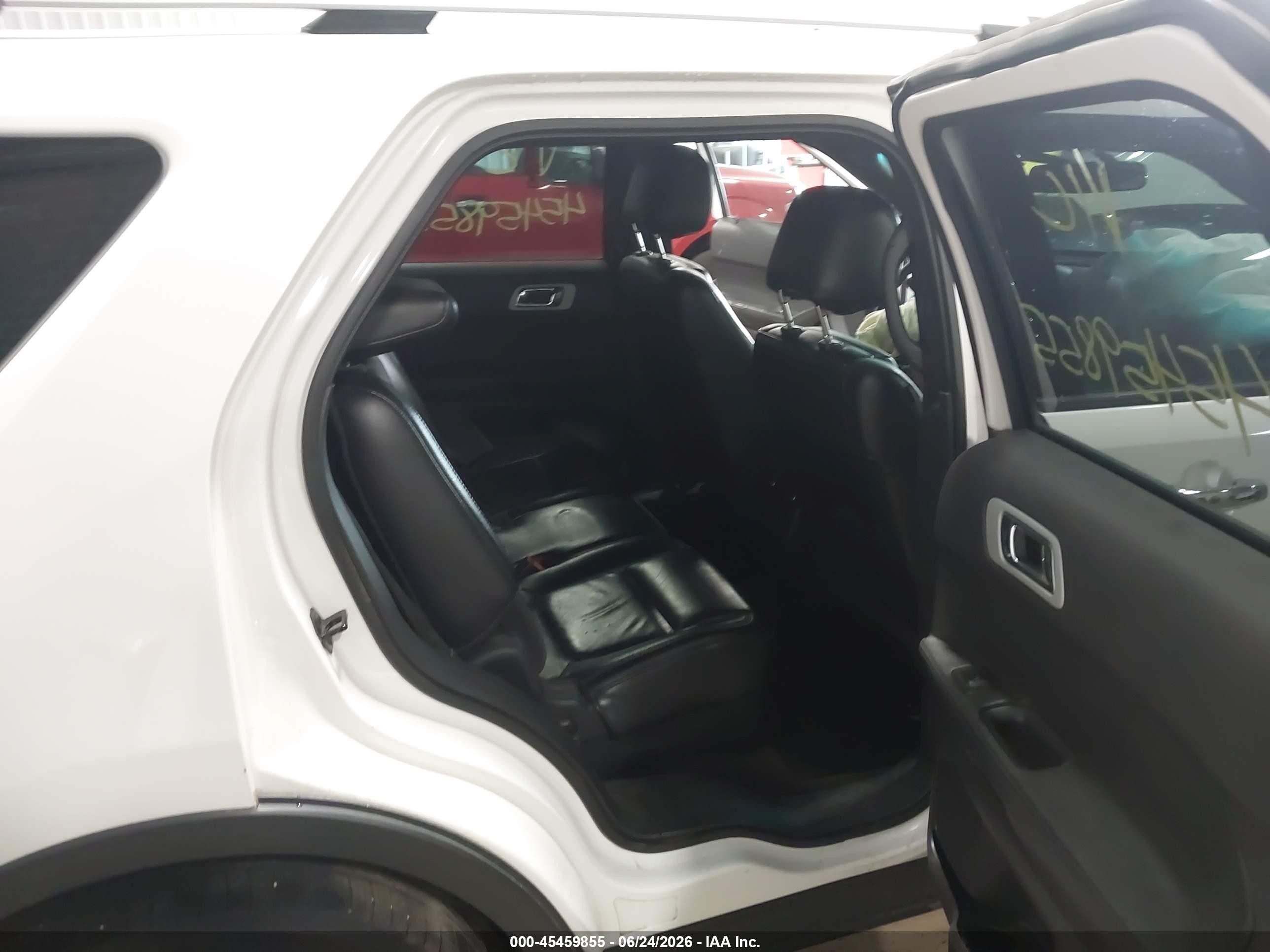 2013 Ford Explorer Xlt White vin: 1FM5K8D81DGA14349