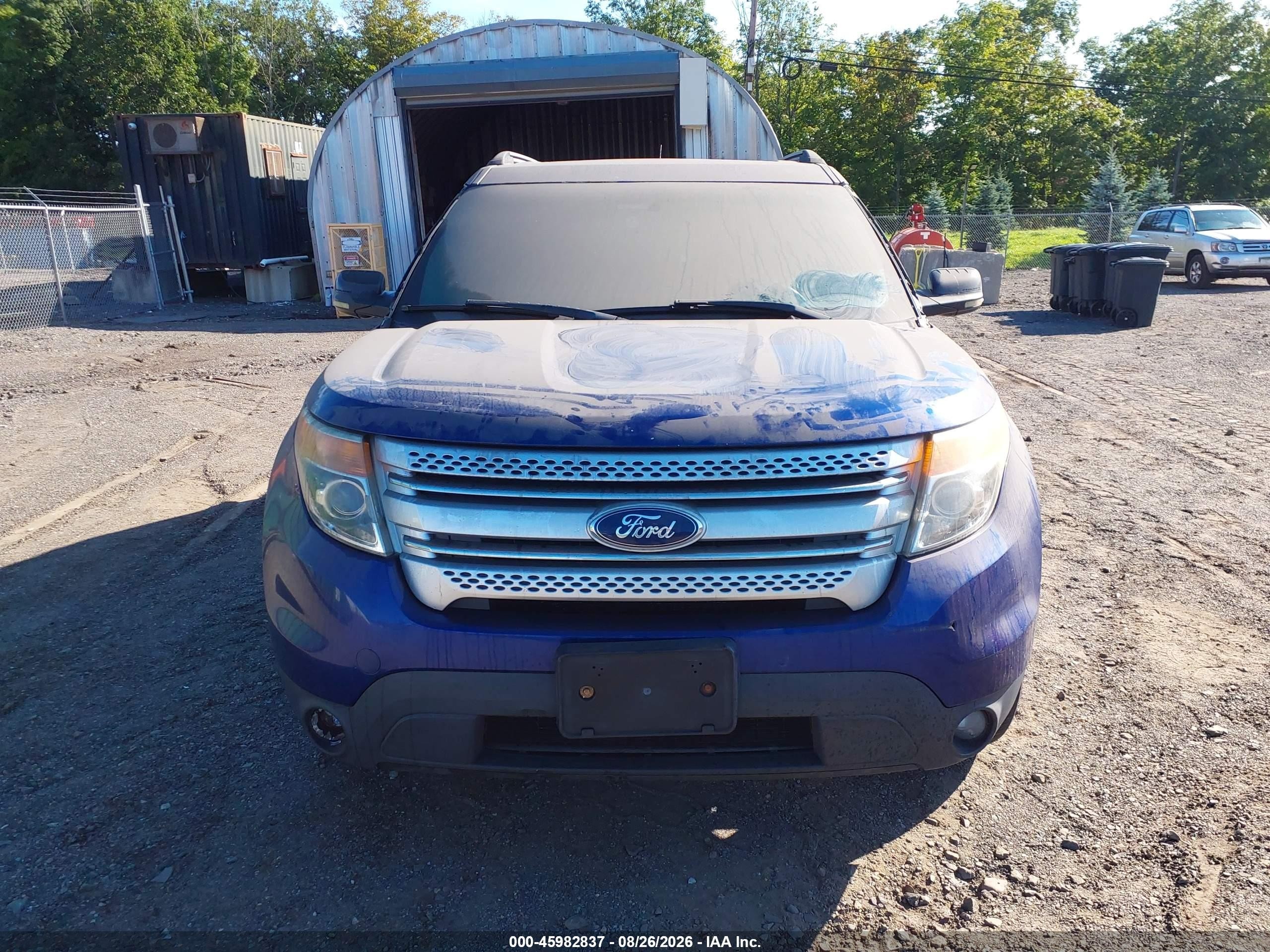 2013 Ford Explorer Xlt Blue vin: 1FM5K8D81DGA24590