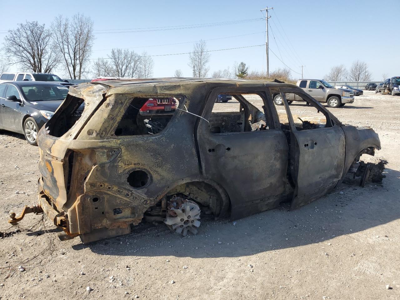 2013 Ford Explorer Xlt Burn vin: 1FM5K8D81DGA70968