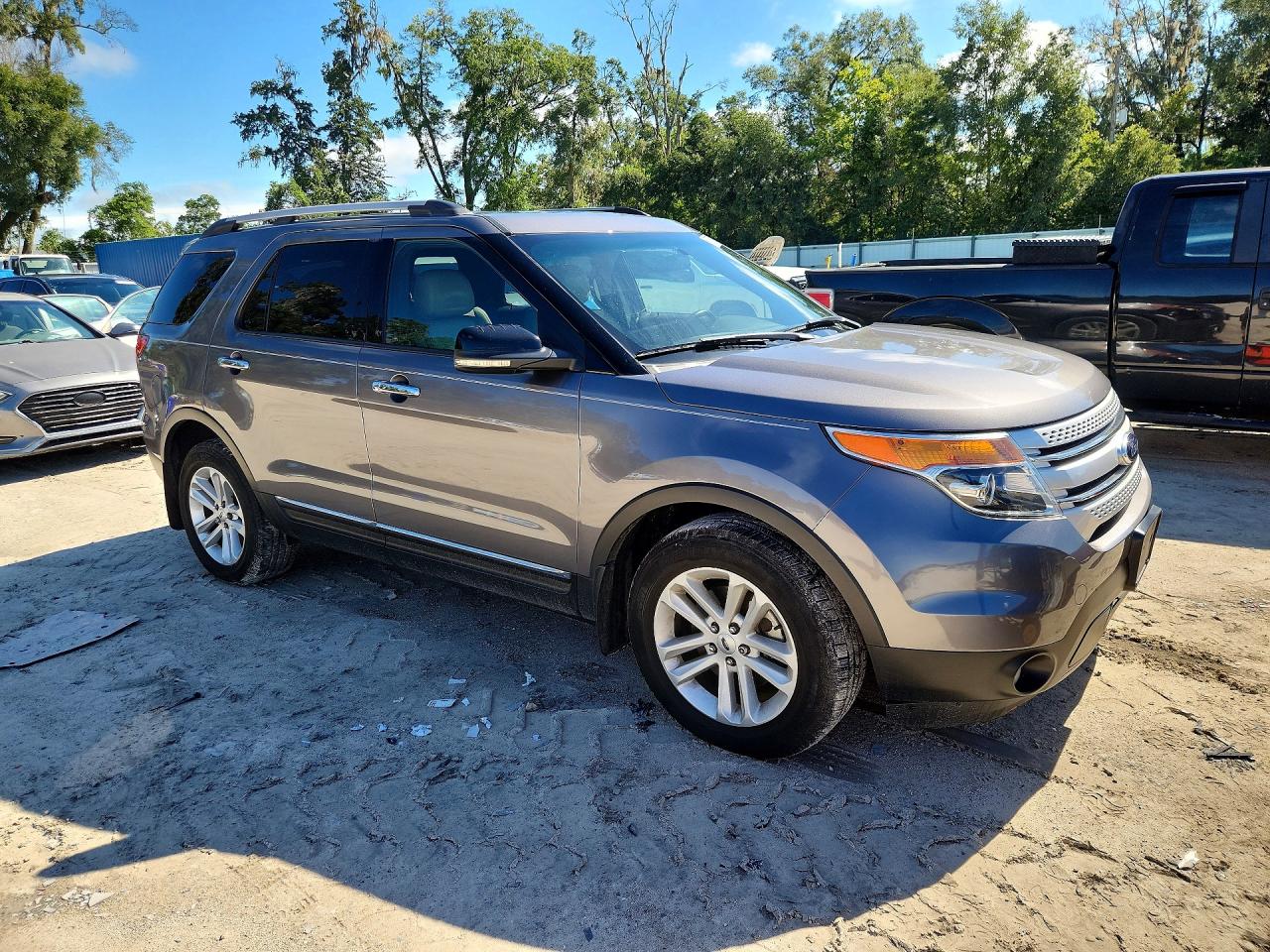 2013 Ford Explorer Xlt Charcoal vin: 1FM5K8D81DGA77919