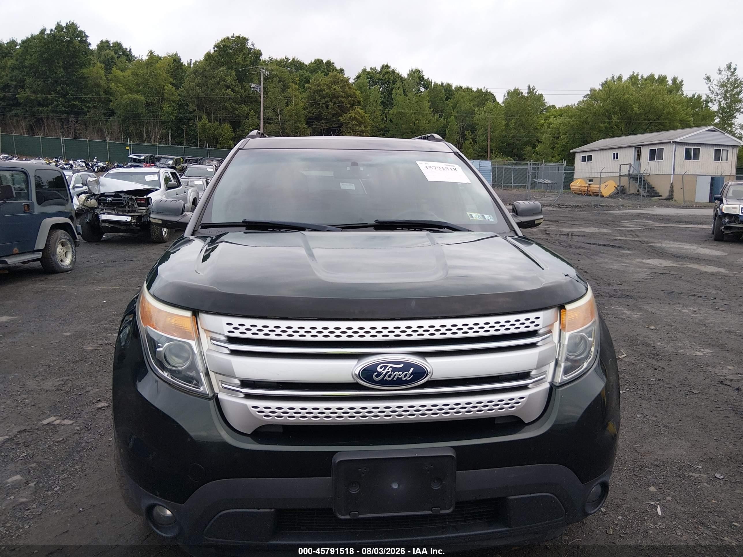 2013 Ford Explorer Xlt Green vin: 1FM5K8D81DGB02852