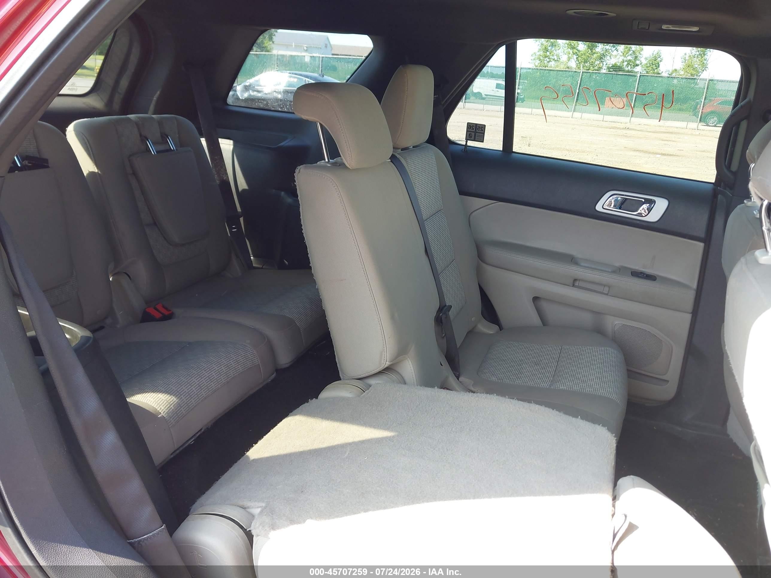 2013 Ford Explorer Xlt Red vin: 1FM5K8D81DGB25564