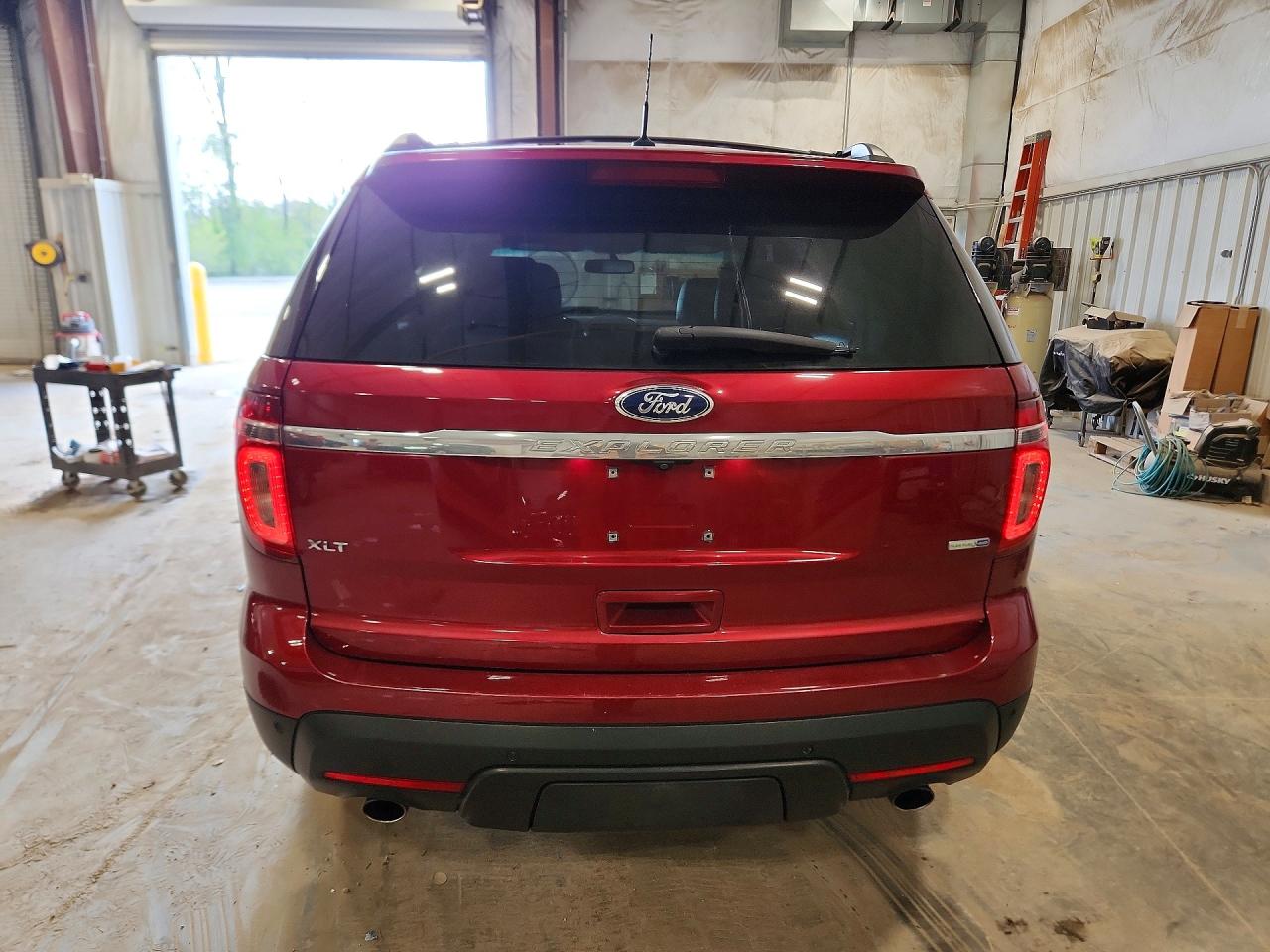 2013 Ford Explorer Xlt Red vin: 1FM5K8D81DGC19735