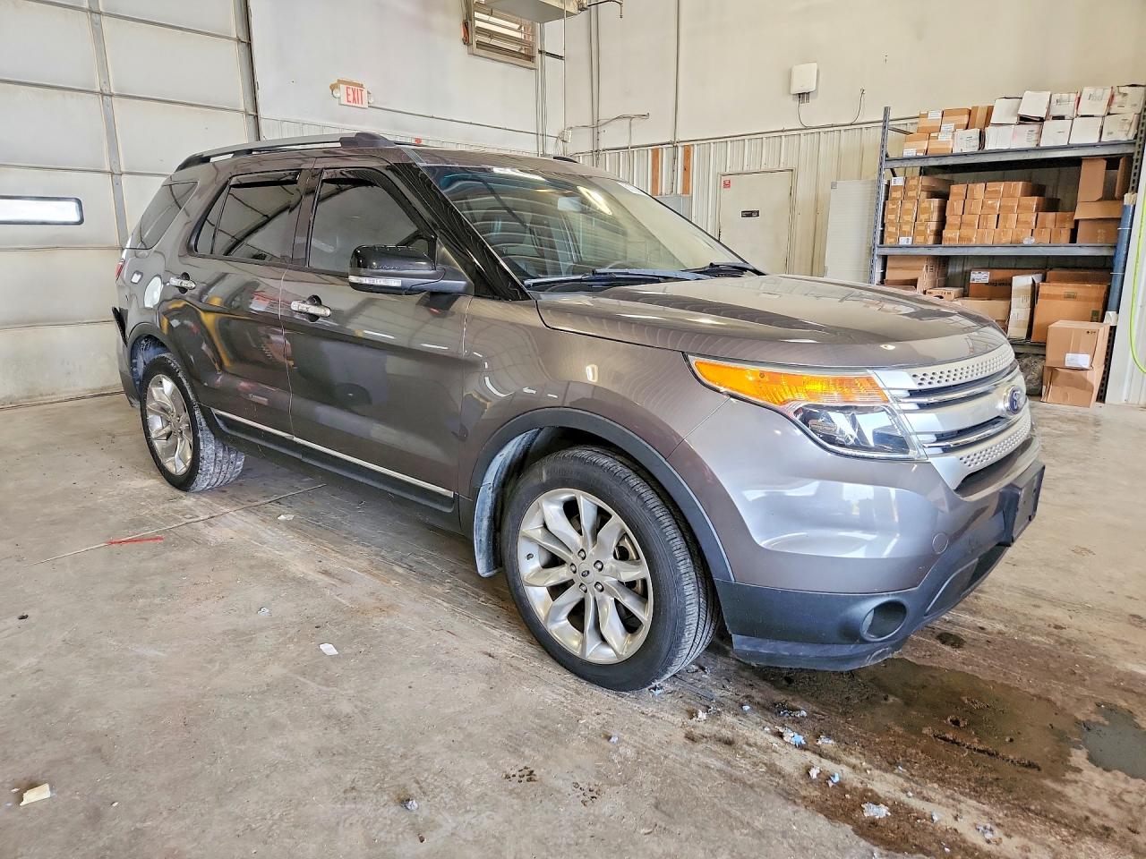 2013 Ford Explorer Xlt Gray vin: 1FM5K8D81DGC60964