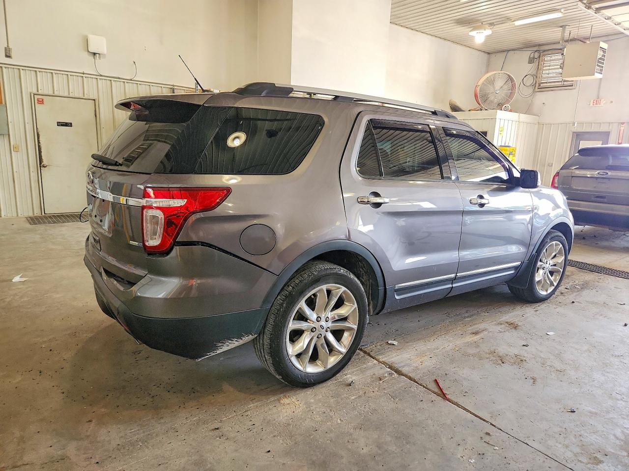 2013 Ford Explorer Xlt Gray vin: 1FM5K8D81DGC60964