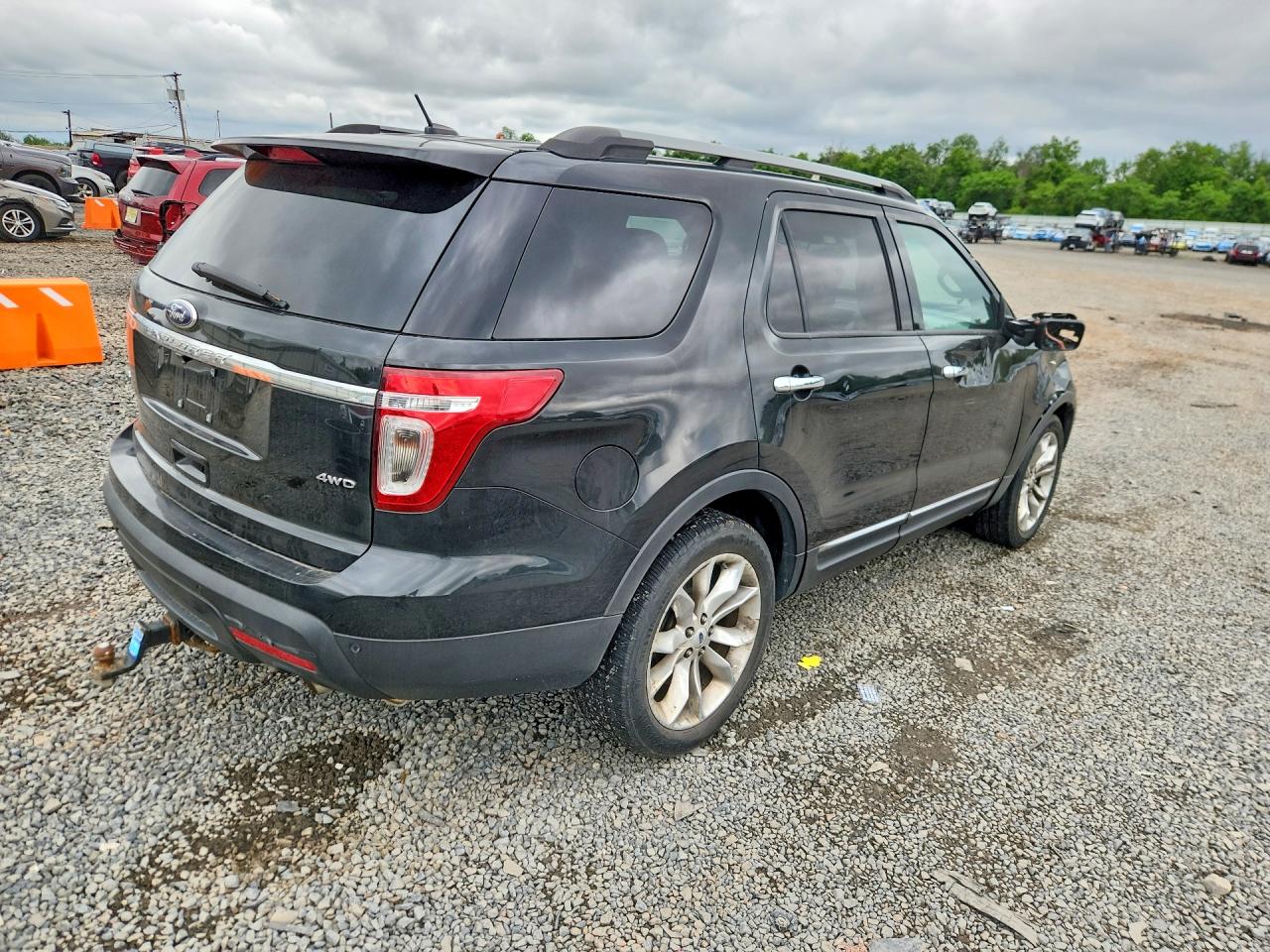 2013 Ford Explorer Xlt Black vin: 1FM5K8D81DGC66814