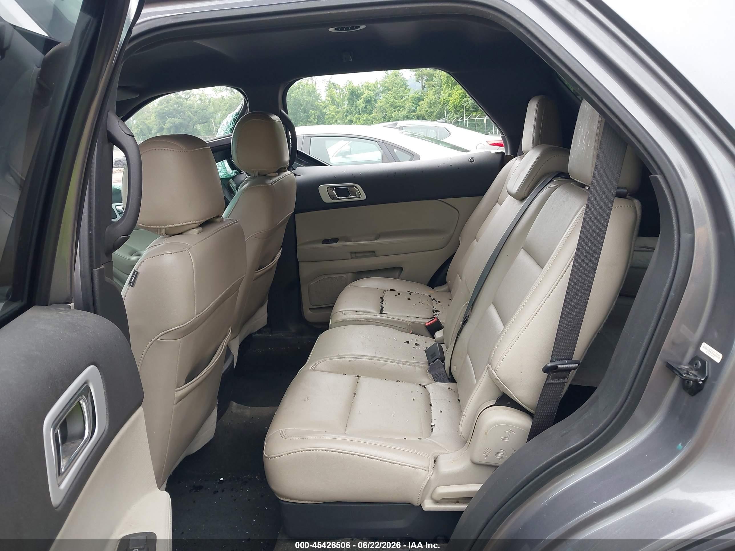 2014 Ford Explorer Xlt Gray vin: 1FM5K8D81EGA02171