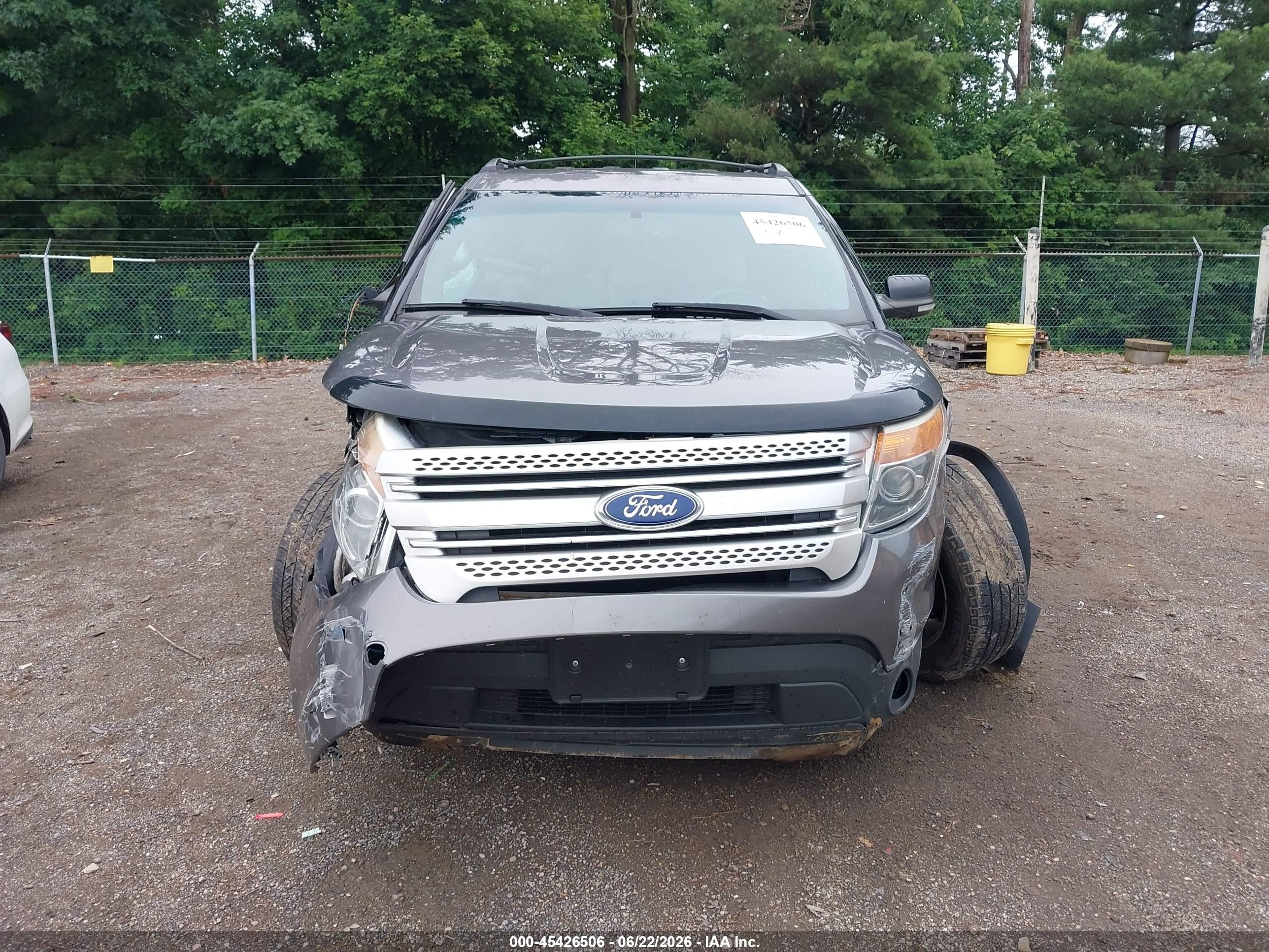2014 Ford Explorer Xlt Gray vin: 1FM5K8D81EGA02171