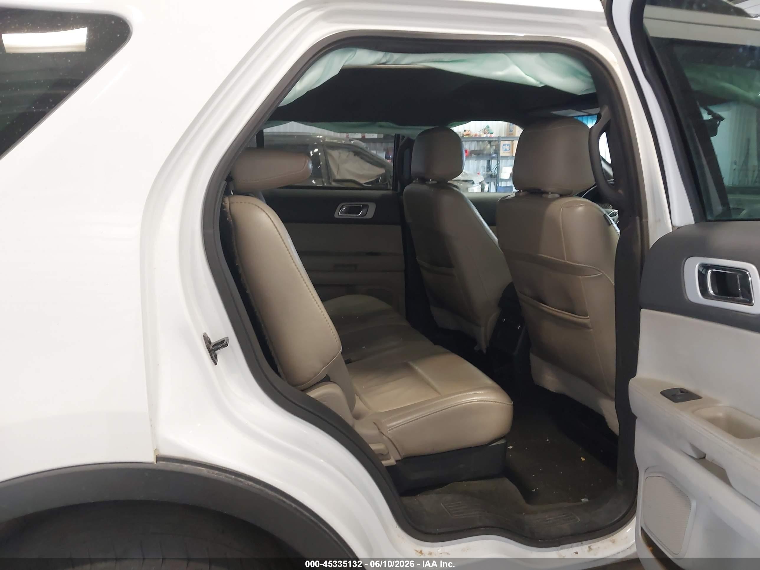 2014 Ford Explorer Xlt White vin: 1FM5K8D81EGA22713