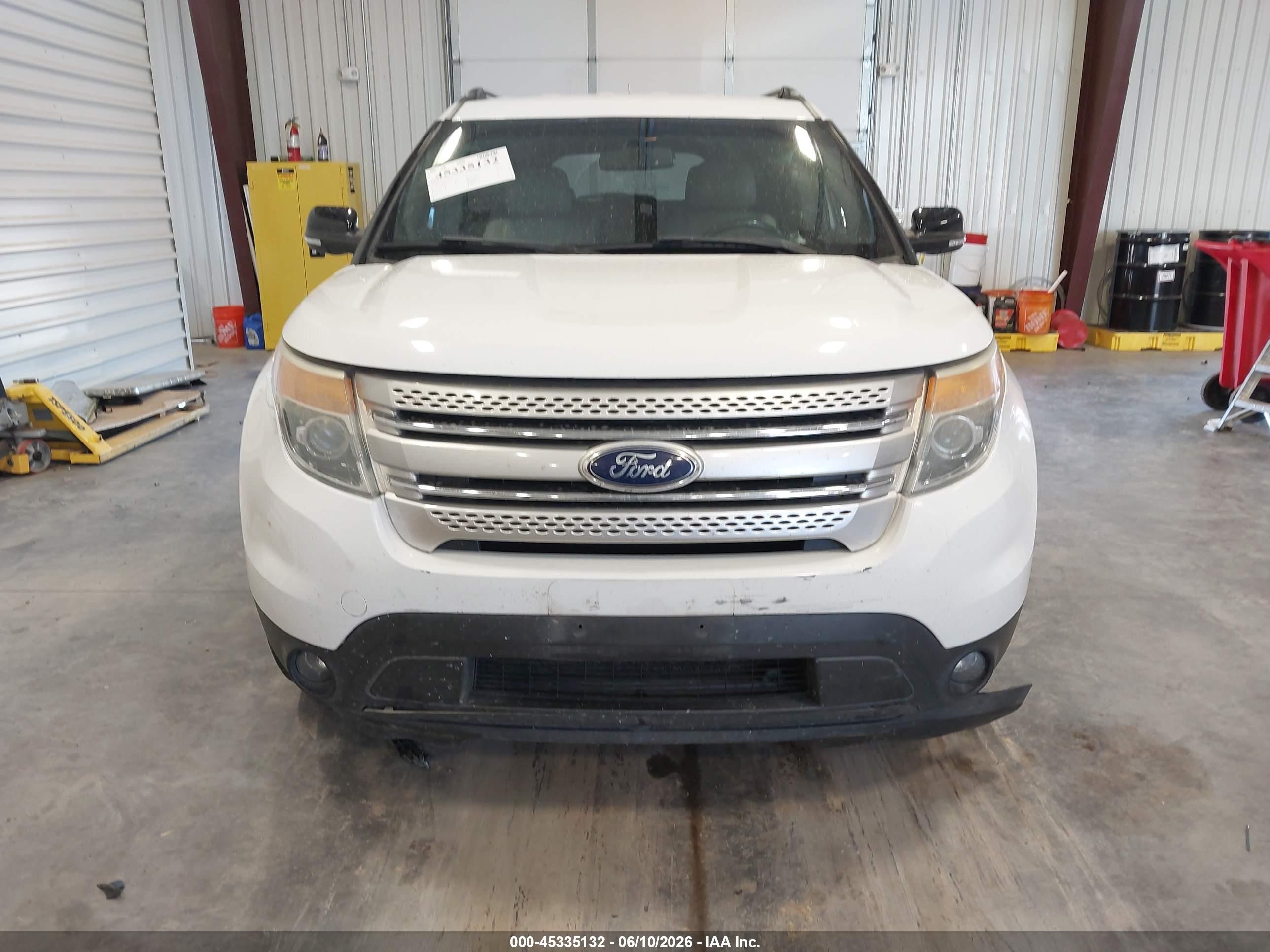 2014 Ford Explorer Xlt White vin: 1FM5K8D81EGA22713