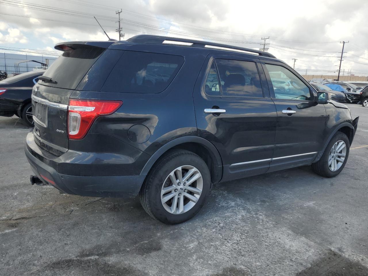 2014 Ford Explorer Xlt Black vin: 1FM5K8D81EGA83799