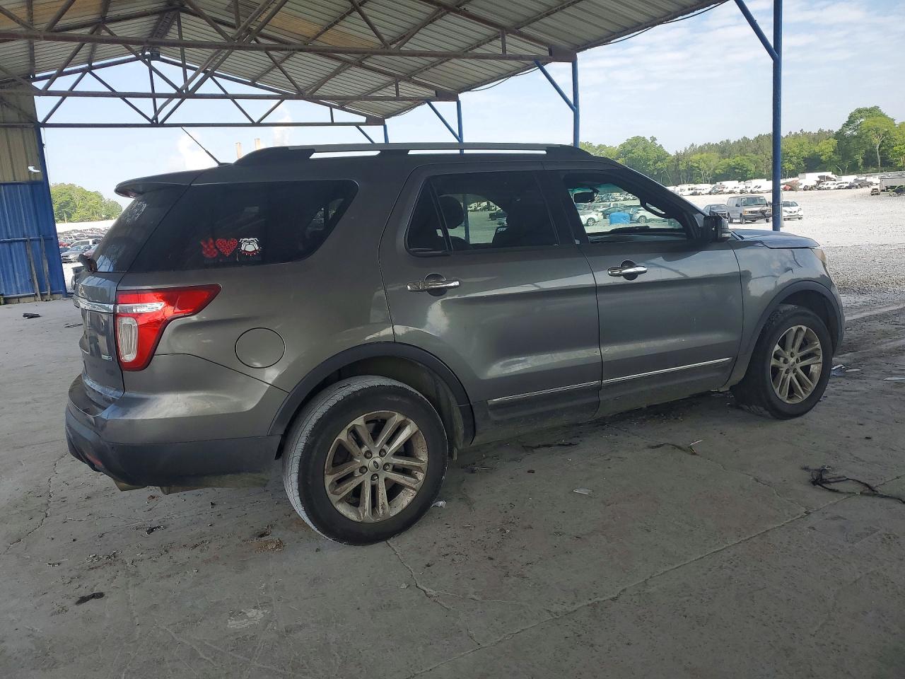 2014 Ford Explorer Xlt Gray vin: 1FM5K8D81EGA88095