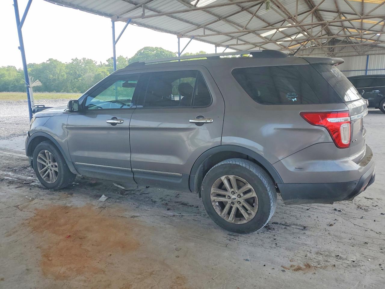 2014 Ford Explorer Xlt Gray vin: 1FM5K8D81EGA88095