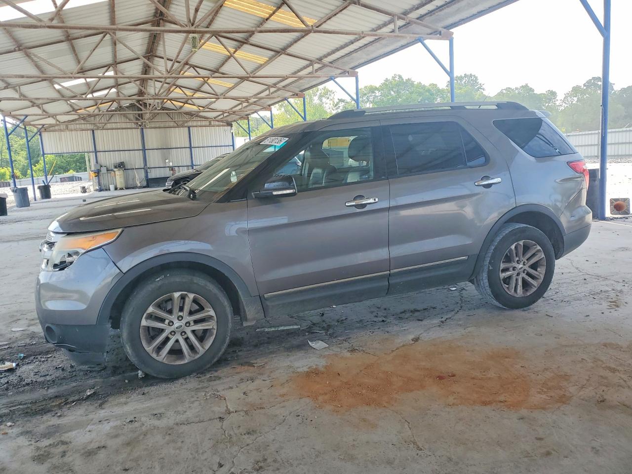 2014 Ford Explorer Xlt Gray vin: 1FM5K8D81EGA88095