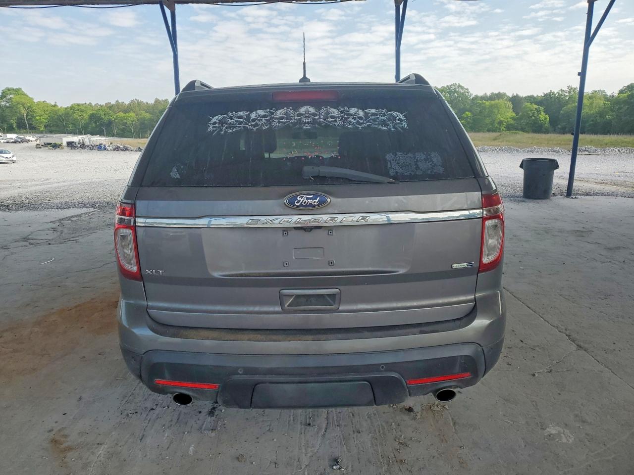 2014 Ford Explorer Xlt Gray vin: 1FM5K8D81EGA88095