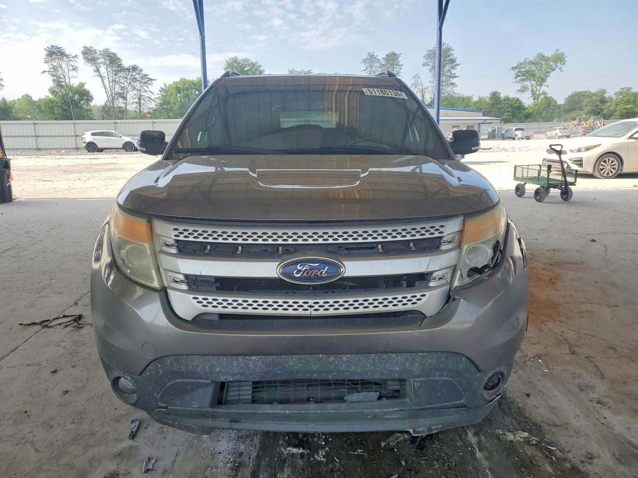 2014 Ford Explorer Xlt Gray vin: 1FM5K8D81EGA88095