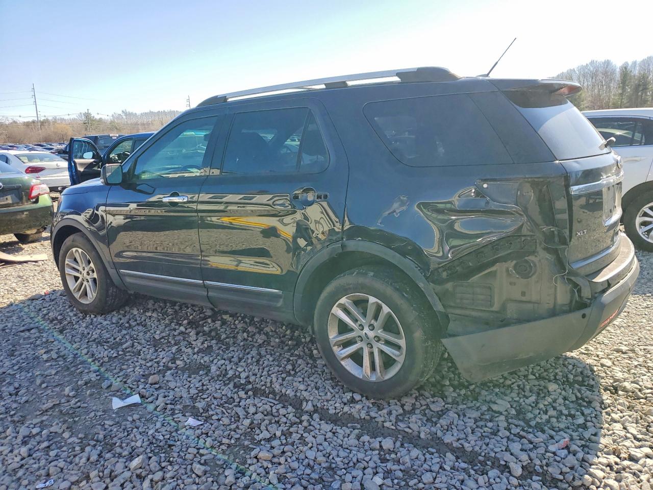 2014 Ford Explorer Xlt Black vin: 1FM5K8D81EGB76712