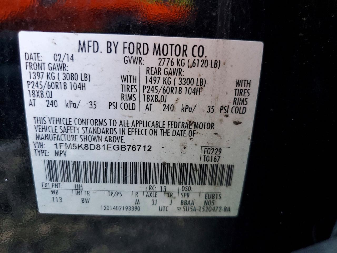 2014 Ford Explorer Xlt Black vin: 1FM5K8D81EGB76712