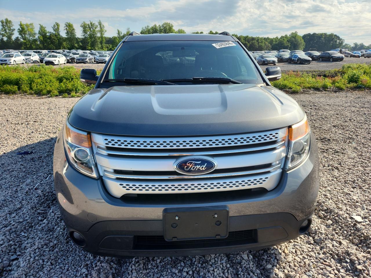 2014 Ford Explorer Xlt Gray vin: 1FM5K8D81EGC24256