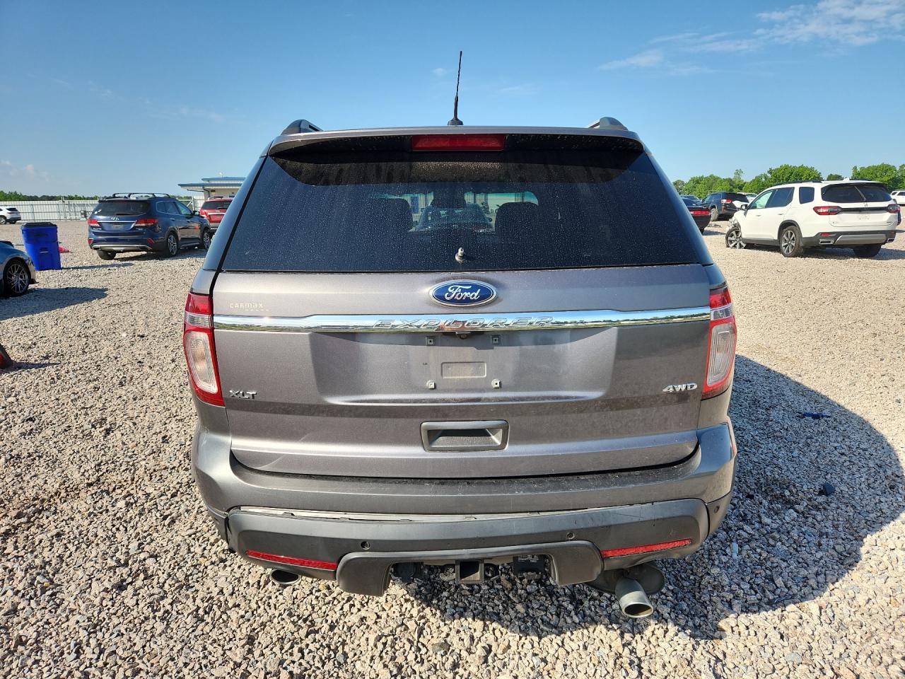 2014 Ford Explorer Xlt Gray vin: 1FM5K8D81EGC24256