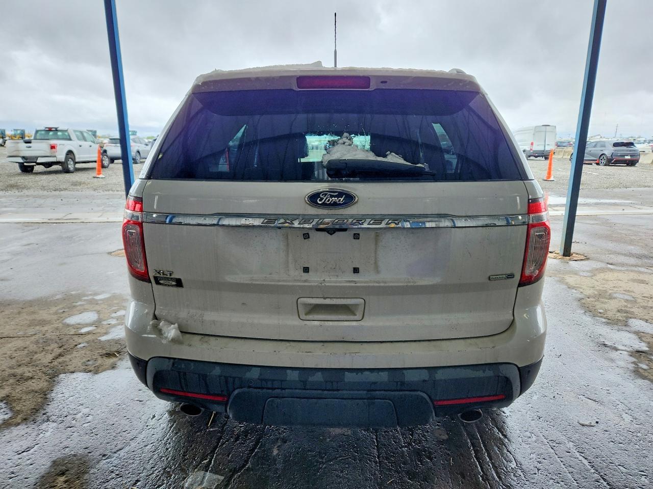 2015 Ford Explorer Xlt Белый vin: 1FM5K8D81FGA40565