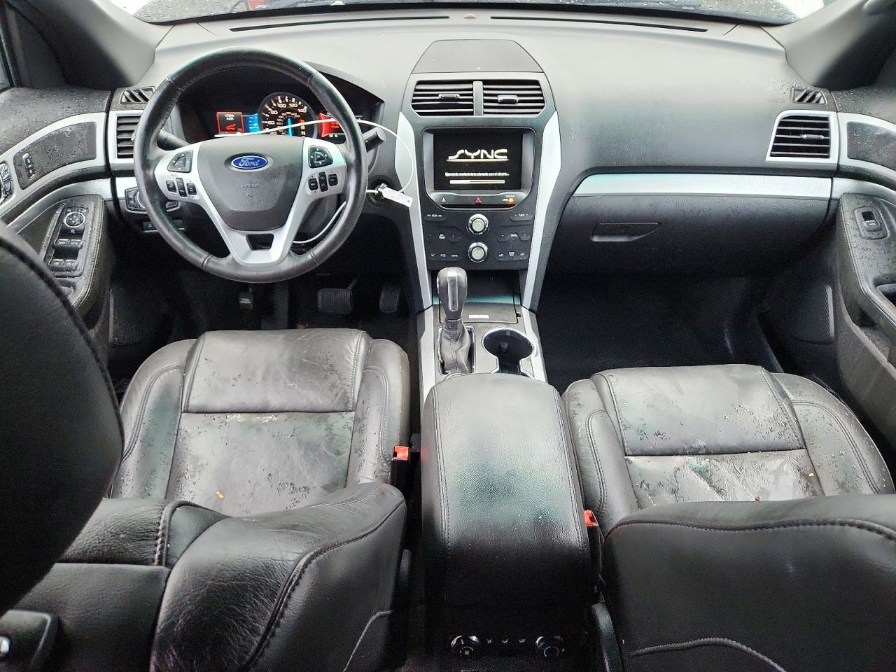 2015 Ford Explorer Xlt White vin: 1FM5K8D81FGC11184