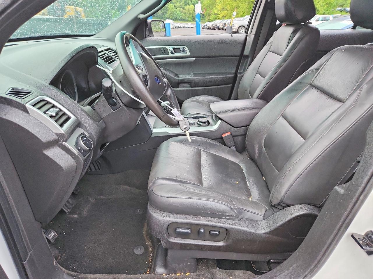 2015 Ford Explorer Xlt White vin: 1FM5K8D81FGC11184