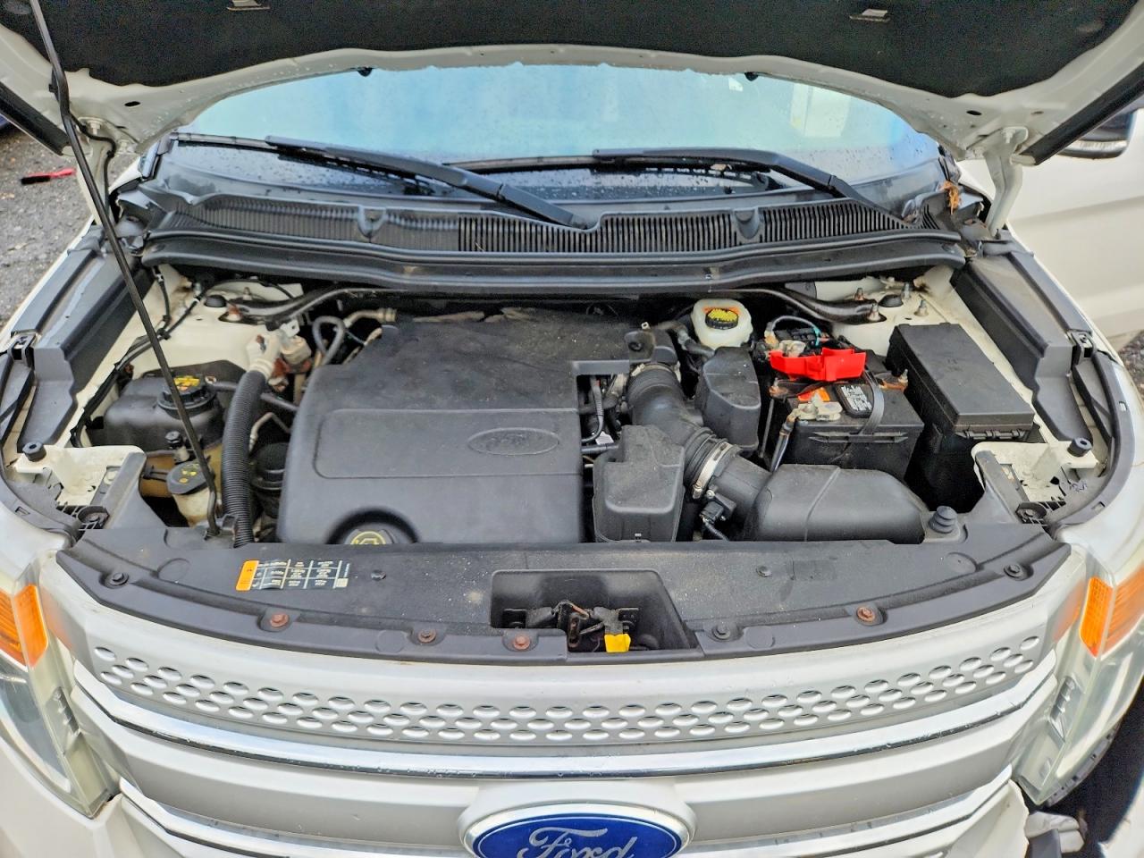 2015 Ford Explorer Xlt White vin: 1FM5K8D81FGC11184
