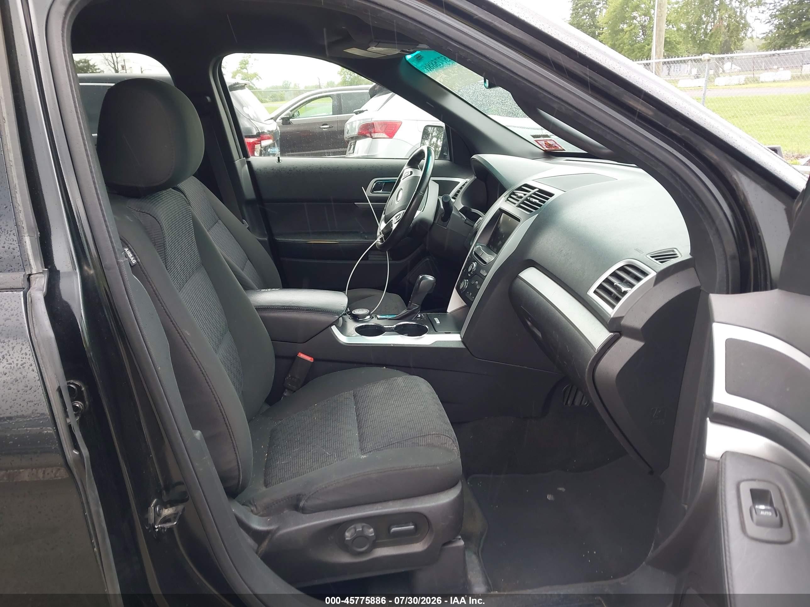 2015 Ford Explorer Xlt Black vin: 1FM5K8D81FGC11251