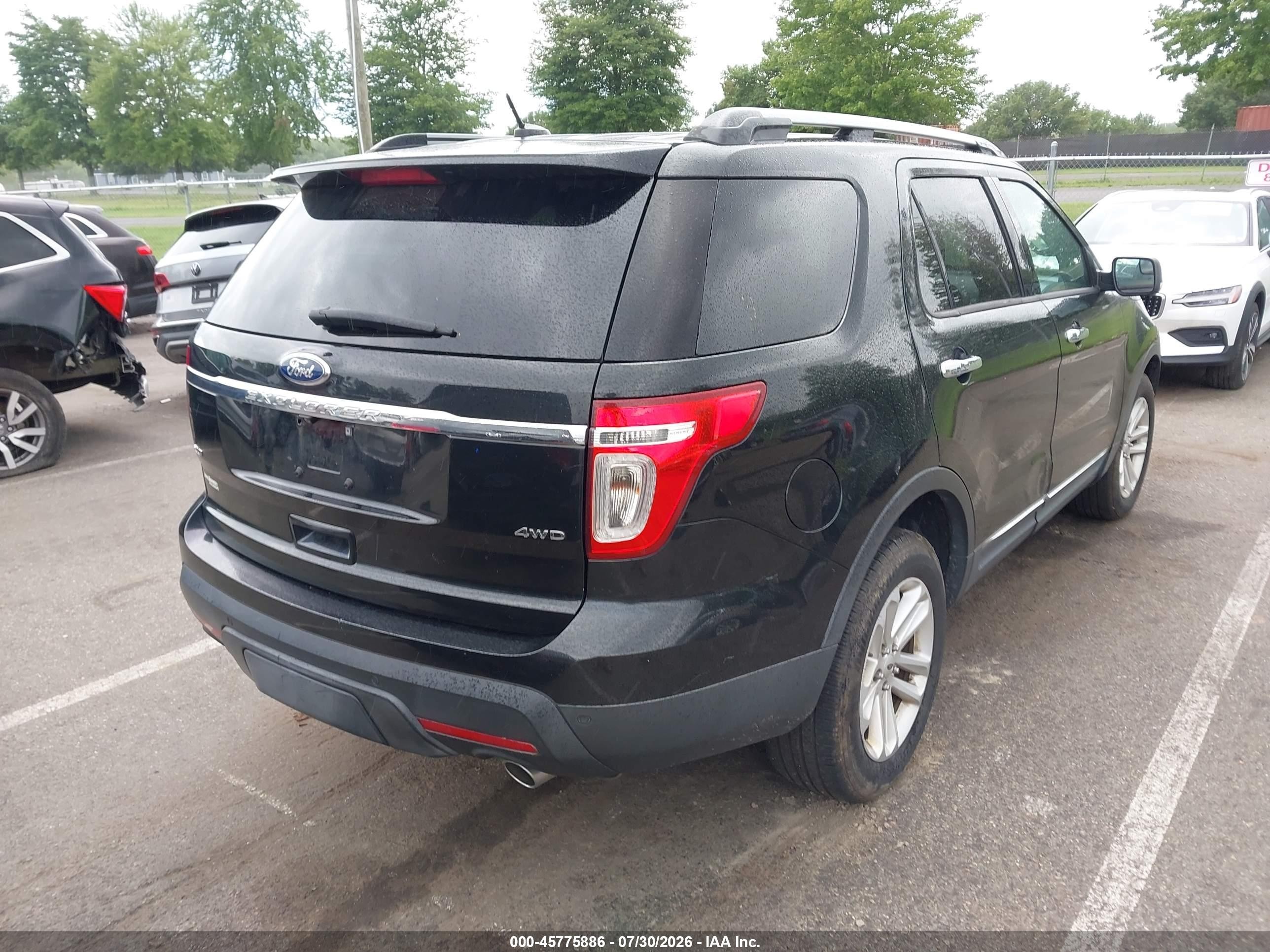 2015 Ford Explorer Xlt Black vin: 1FM5K8D81FGC11251